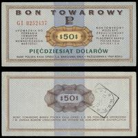 50 dolarów 1.10.1969, seria GI numeracja 0252437