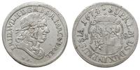 ort  1674/H.S., Królewiec, rzadki typ monety, Sc