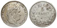 5 franków 1834 A, Paryż, popiersie autorstwa Dom