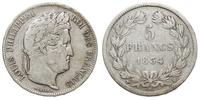 5 franków 1834 MA, Marsylia, popiersie autorstwa