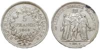 5 franków 1848 A, Paryż, autorstwa Dupre'go, ład