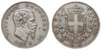 5 lirów 1876 R, Rzym, Pag. 501