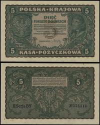 5 marek polskich 23.08.1919, seria II-BY 554316,