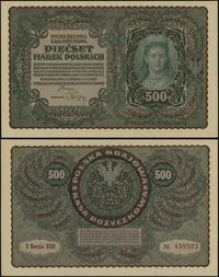 500 marek polskich 23.08.1919, seria I-BB 459503