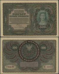 500 marek polskich 23.08.1919, seria I-BZ 460000