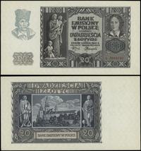 20 złotych 1.03.1940, seria L 3844140, Lucow 786