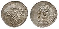denar 1138-1146, Aw: Książę z mieczem, Rw: Bisku