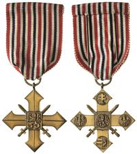 Krzyż Wojenny 1914-1918, brąz 45x45 mm, wstążka