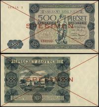 500 złotych 15.70.1947, seria X, numeracja 78900