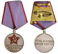 Medal za Wytrwałą Pracę, typ II, srebro, emalia,