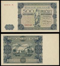 500 złotych 15.07.1947, seria P4, numeracja 2837