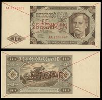 10 złotych 01.07.1948, seria AA, numeracja 12345