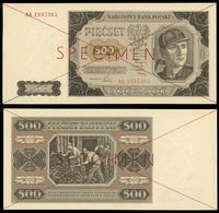 500 złotych 01.07.1948, seria AA, numeracja 1897