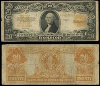 20 dolarów 1922, Seria K 14131991, żółta pieczęć
