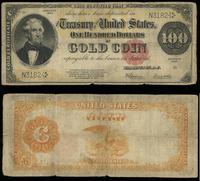 100 dolarów 1922, Seria N31824, czerwona pieczęć