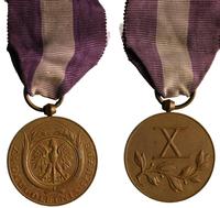medal brązowy Za Długoletnią Służbę (X), brąz 35