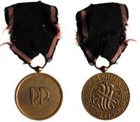 medal Niepodległości, brąz 35 mm, wstążka