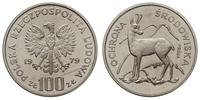 100 złotych 1979, Warszawa, wypukły napis PRÓBA,