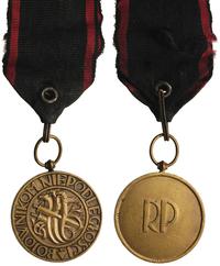 Medal Niepodległości, brąz 35 mm, wstążka