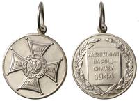 srebrny medal Zasłużonym Na Polu Chwały 1944, be