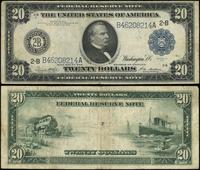 20 dolarów 1914, podpisy White i Mellon, seria B