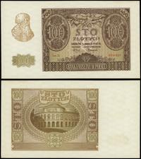 100 złotych 1.03.1940, seria E 6391627, wyśmieni