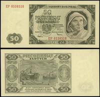 50 złotych 01.07.1948, seria EP, numeracja 05385