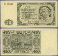 50 złotych 01.07.1948, seria DM, numeracja 78633