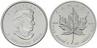 5 dolarów 2009, liść klonowy, srebro "999" 31.32