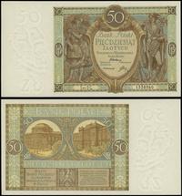 50 złotych 1.09.1929, seria EC 1558960, wyśmieni
