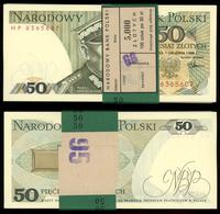 100 x 50 złotych 01.06.1986, oryginalnie zapakow