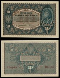 10 marek polskich 23.08.1919, seria II-FA, numer