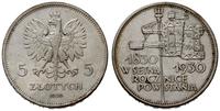 5 złotych 1930, Warszawa, 100-lecie Powstania Li