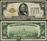 50 dolarów 1928, żółta pieczęć, seria A 01825402