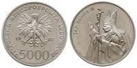 5.000 złotych 1987, Warszawa, PRÓBA-NIKIEL - Jan