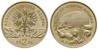 2 złote 1996, Warszawa, Jeż, nordic gold, miejsc