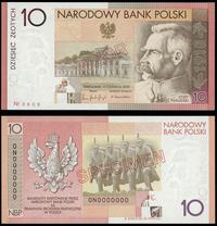 10 złotych 04.06.2008, Józef Piłsudski - 90. roc