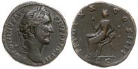 sestercja 156-157, Rzym, Aw: Popiersie cesarza w