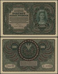 500 marek polskich 23.08.1919, I Serja BX, numer