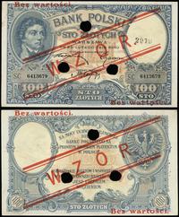 100 złotych 28.02.1919, seria S.C. numeracja 641