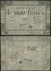 asgnata na 100 franków (7.01.1795), sucha pieczę
