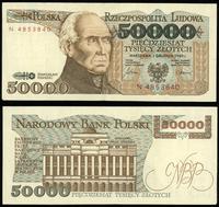50.000 złotych 01.12.1989, seria N, numeracja 48