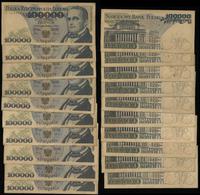100.000 złotych 01.02.1990, serie: E, F, K, T, Z