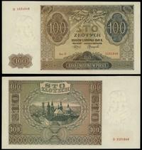 100 złotych 1.08.1941, Ser. D, numeracja 1531848