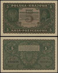 5 marek polskich 23.08.1919, seria II-DU 634053,