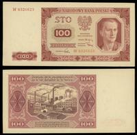 100 złotych 01.07.1948, seria DF, numeracja 6326