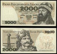 2.000 złotych 01.05.1977, seria D, numeracja 925