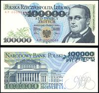 100.000 złotych 1.02.1990, seria i numeracja AP 