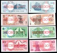 Polska, 1, 2, 5, 10, 20, 50, 100, 200 i 500 złotych, 1.03.1990