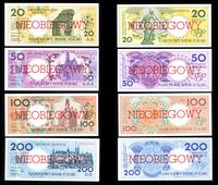 Polska, 1, 2, 5, 10, 20, 50, 100, 200 i 500 złotych, 1.03.1990